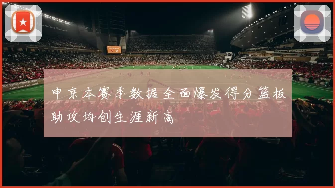 申京本赛季数据全面爆发得分篮板助攻均创生涯新高